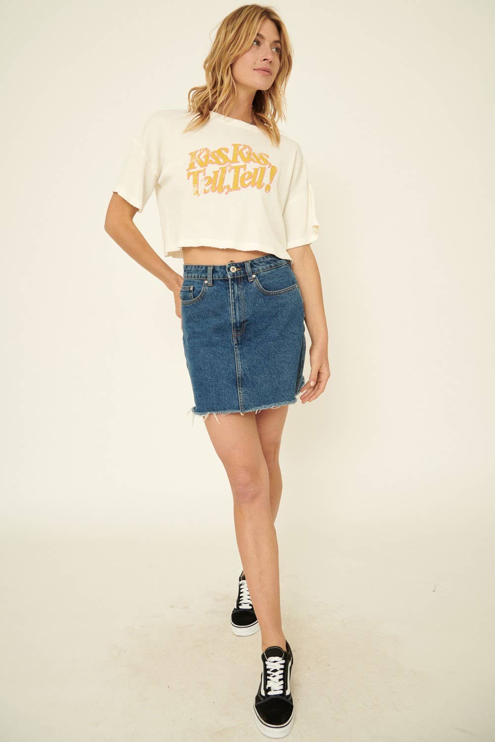 Kiss and Tell Cropped Tee