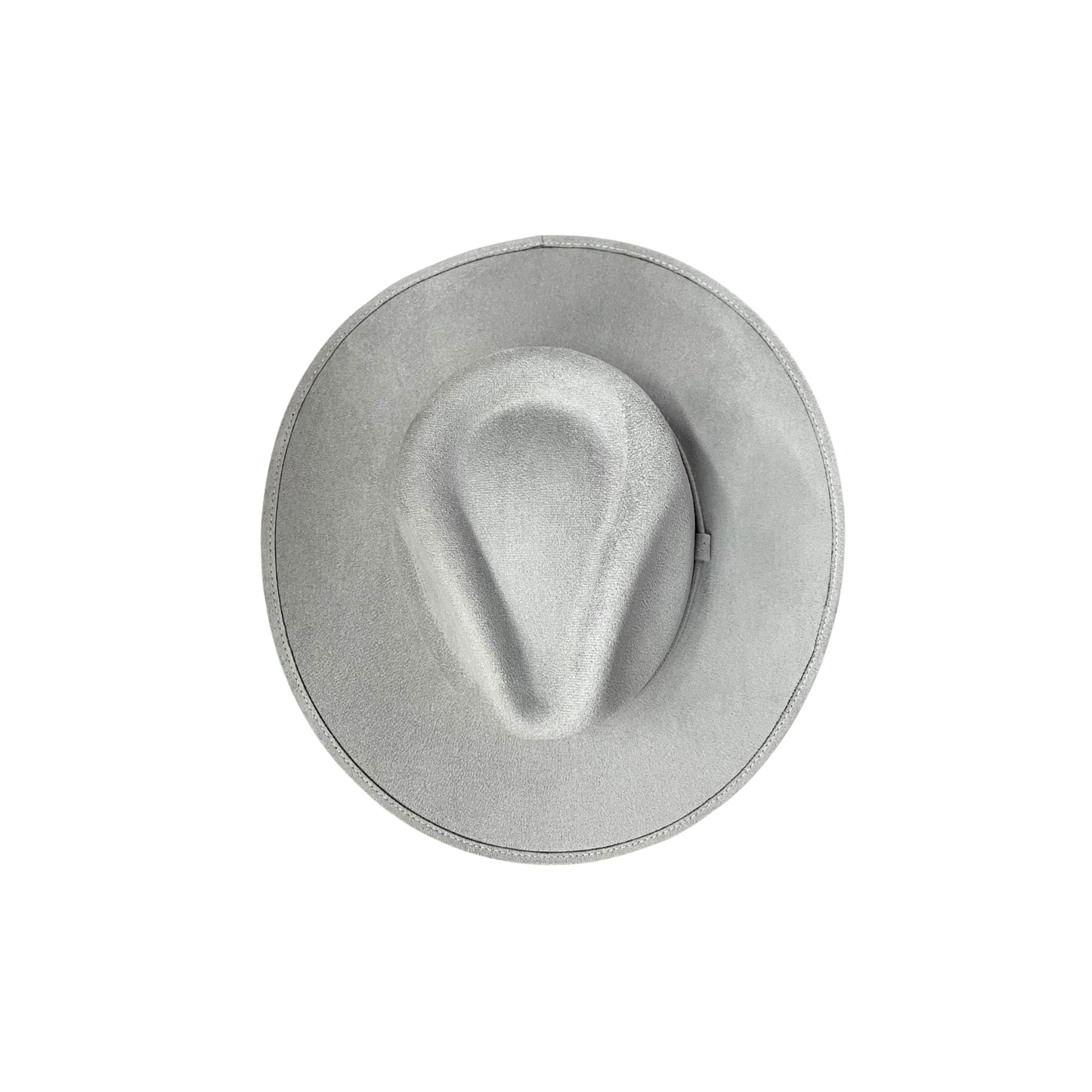 Vegan Suede Rancher Hat: Taupe