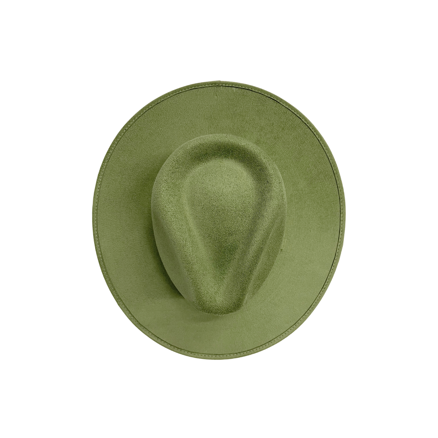 Vegan Suede Rancher Hat: Taupe