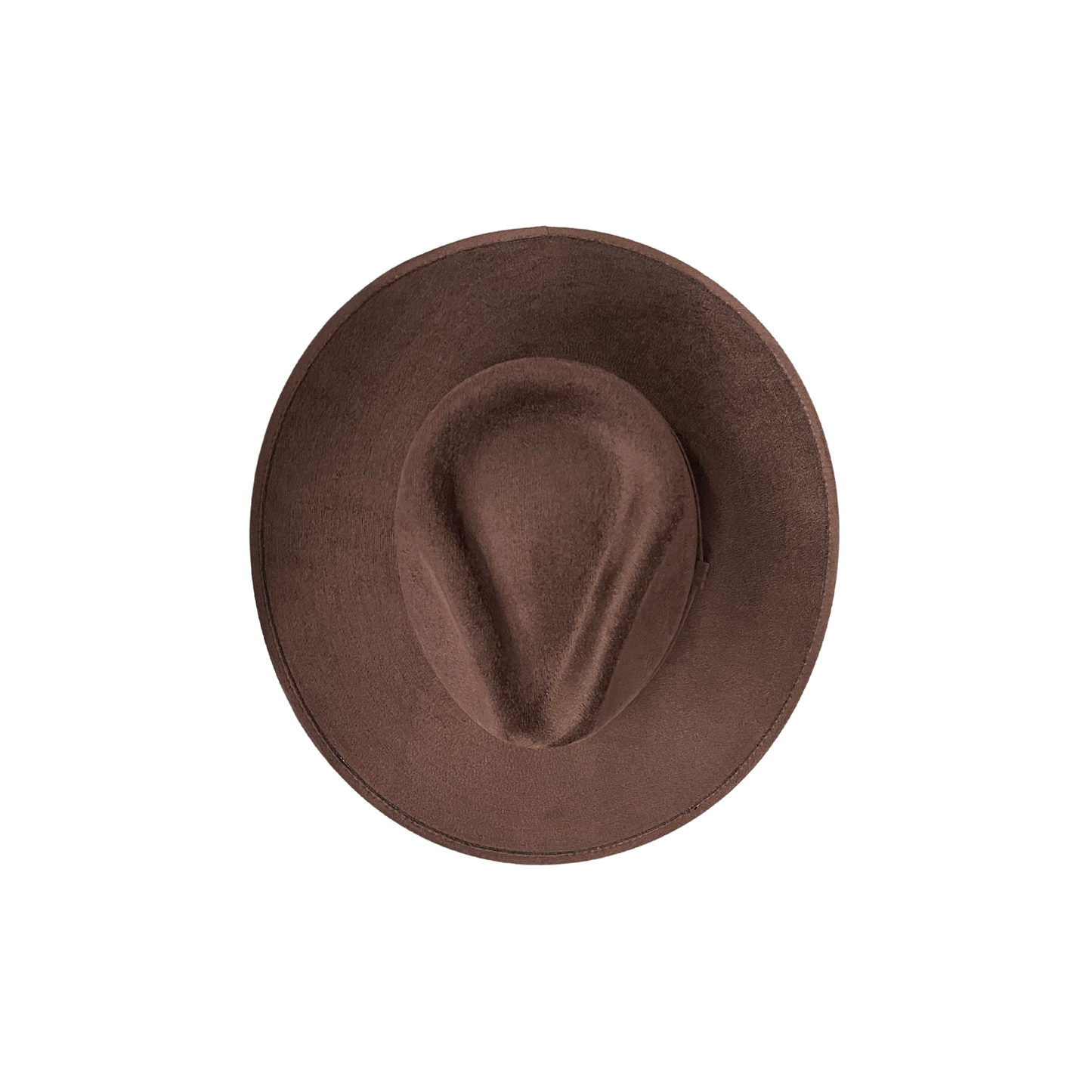 Vegan Suede Rancher Hat: Taupe