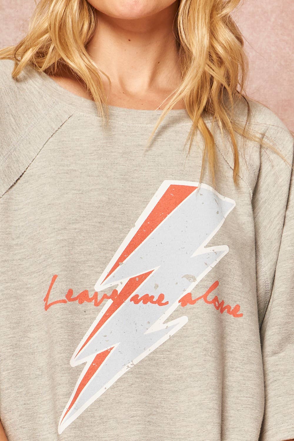 Lightning Bolt Wide-Sleeve Sweatshirt