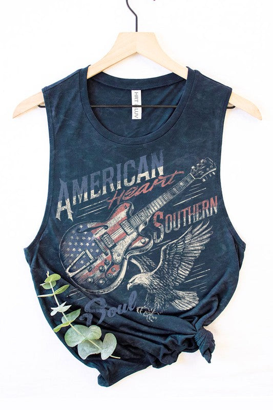 AMERICAN HEART MINERAL TANK TOP