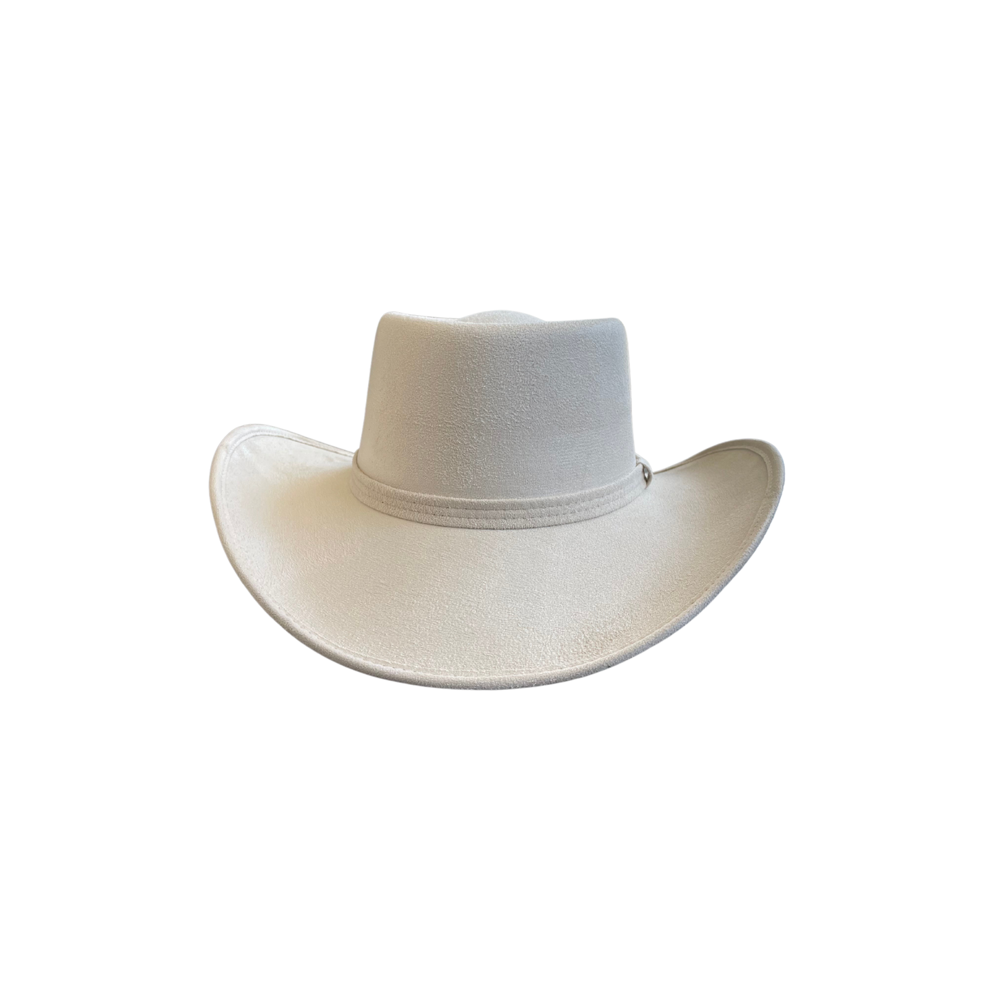 Unisex Vegan Western Gambler Cowboy Hat: Dark Taupe