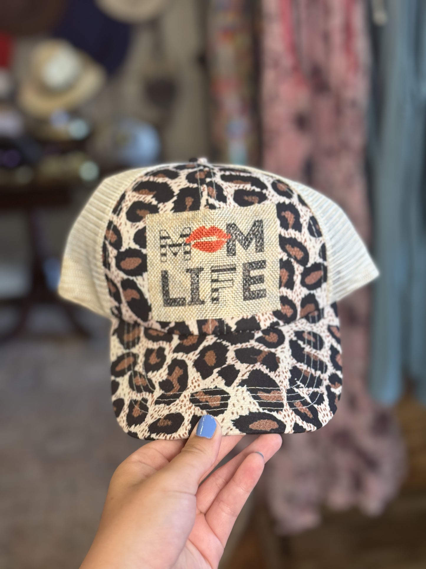 Mom Distressed Hats