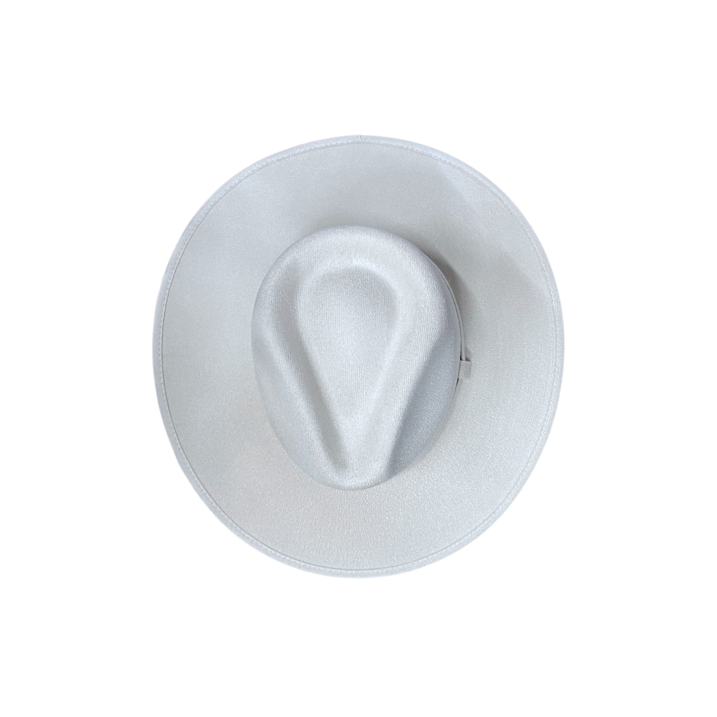 Vegan Suede Rancher Hat: Taupe
