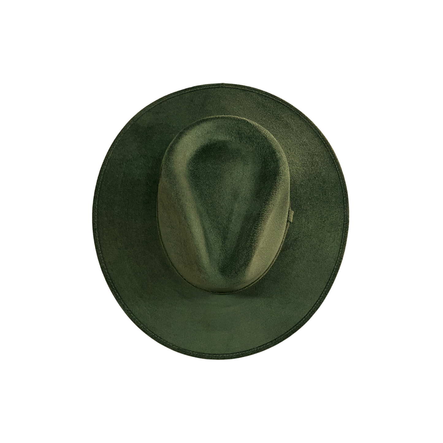 Vegan Suede Rancher Hat: Taupe