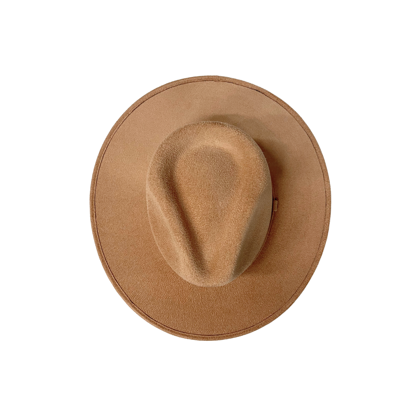Vegan Suede Rancher Hat: Taupe