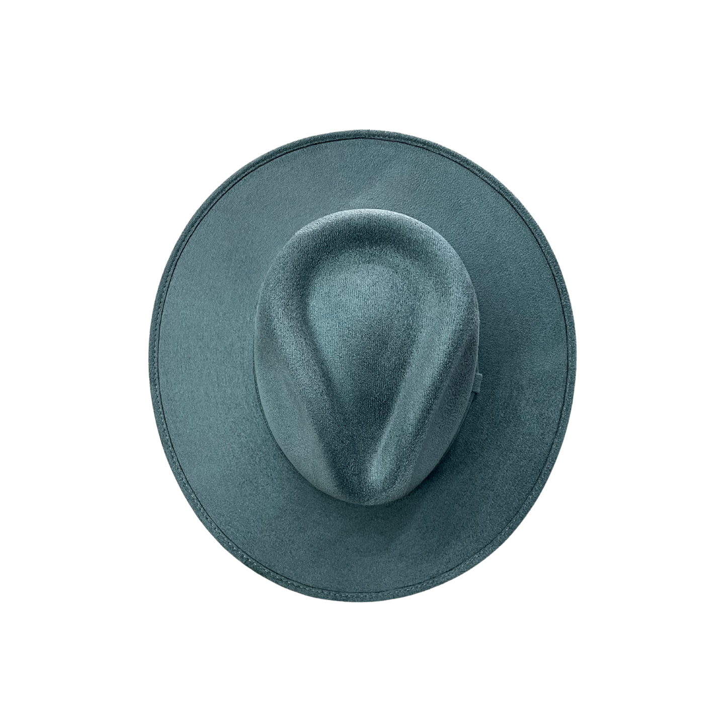Vegan Suede Rancher Hat: Taupe