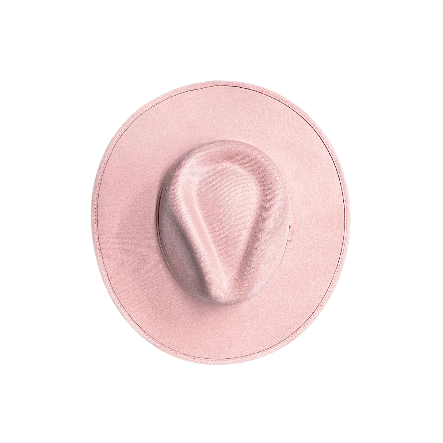 Vegan Suede Rancher Hat: Taupe