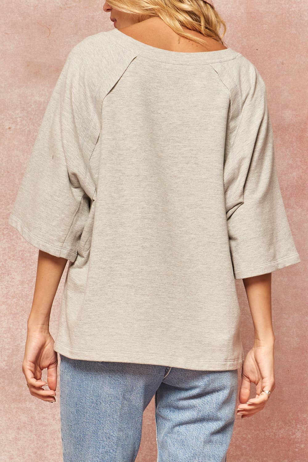 Lightning Bolt Wide-Sleeve Sweatshirt