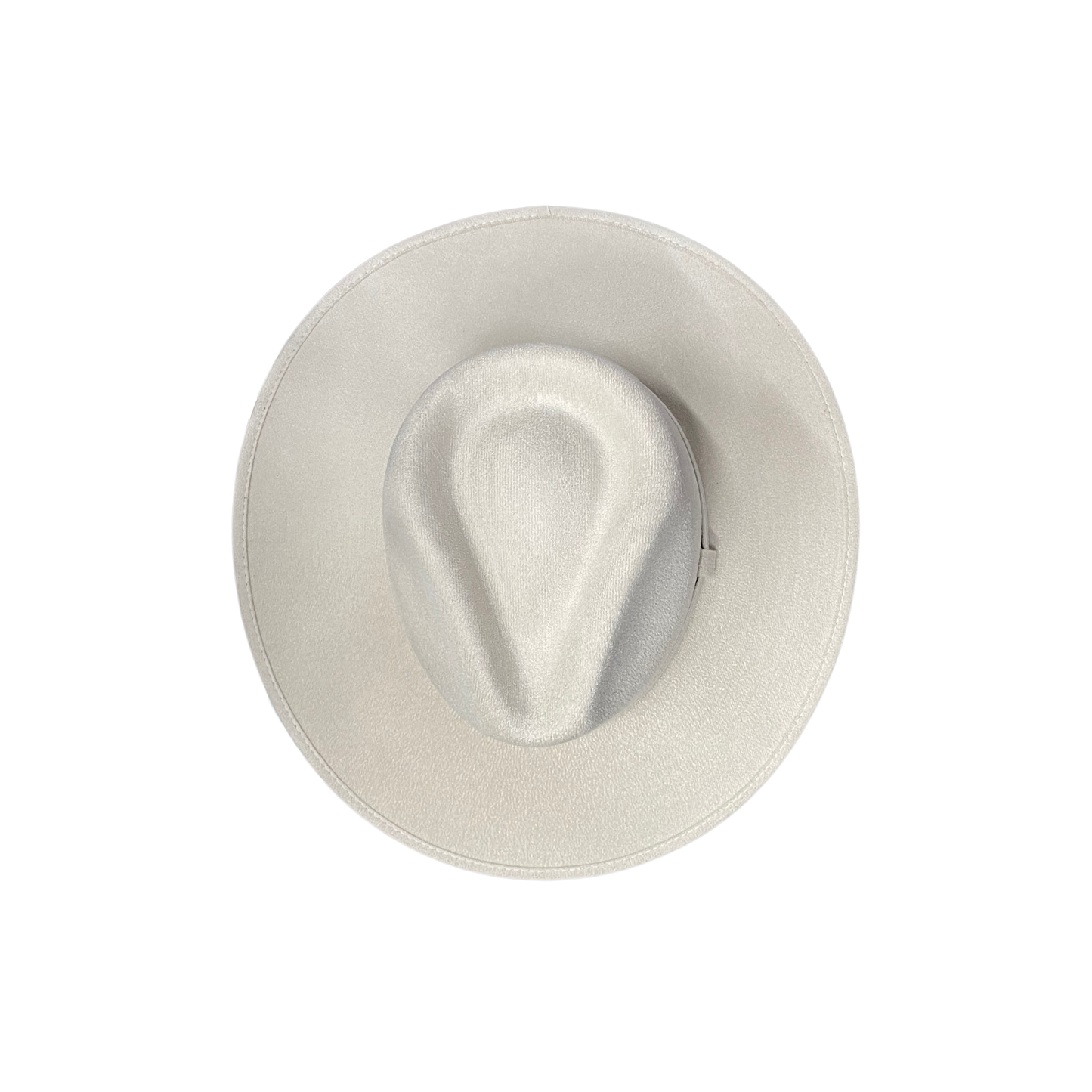 Vegan Suede Rancher Hat: Taupe