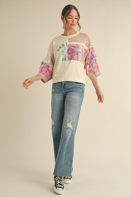 Patchwork Sweatshirt