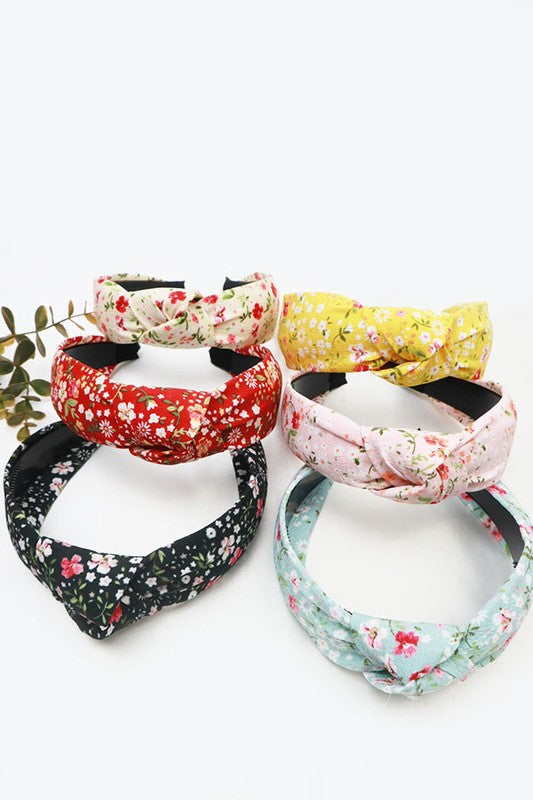Floral Knotted Headband