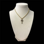 Repurposed Vintage GG Key Necklace