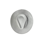 Vegan Suede Rancher Hat: Taupe