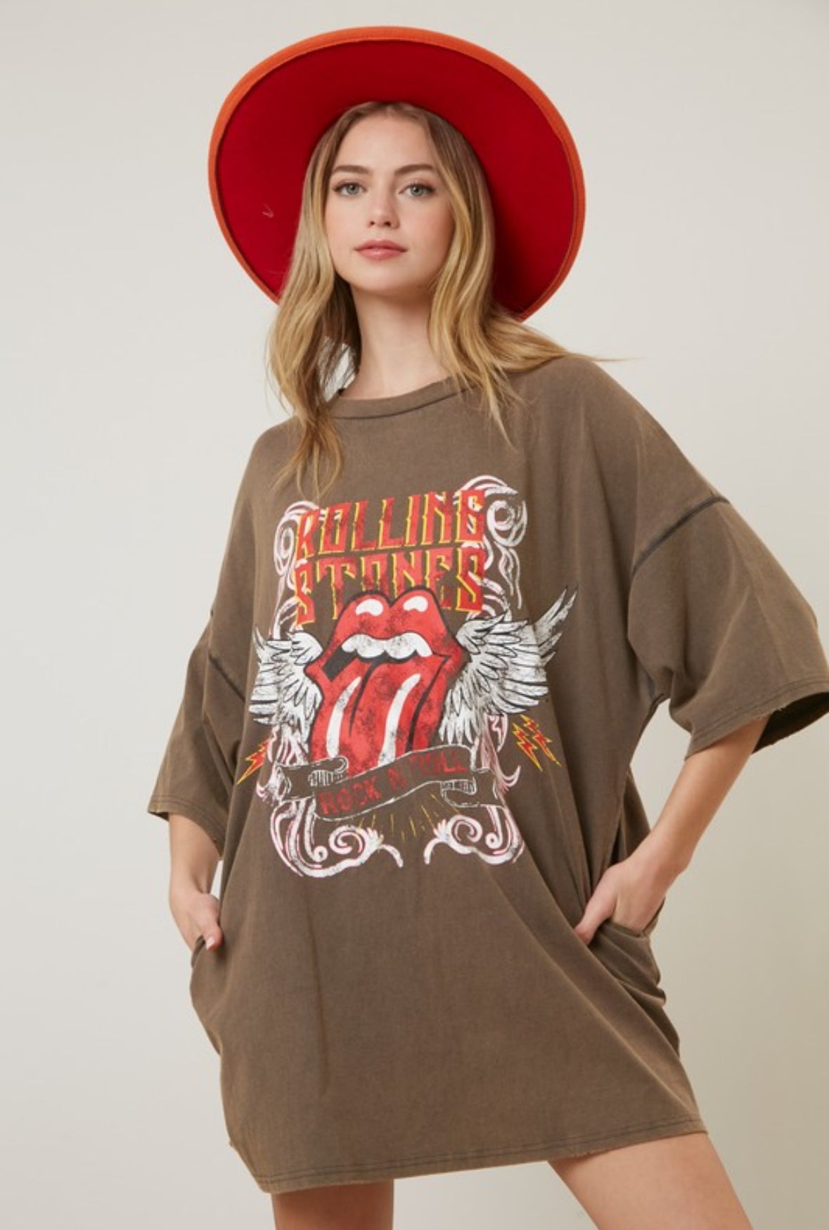Rolling Stones Official - Tshirt Dress with Pockets
