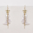 Cowboy Cowgirl Boot Drop Earrings: PKG / ONE SIZE