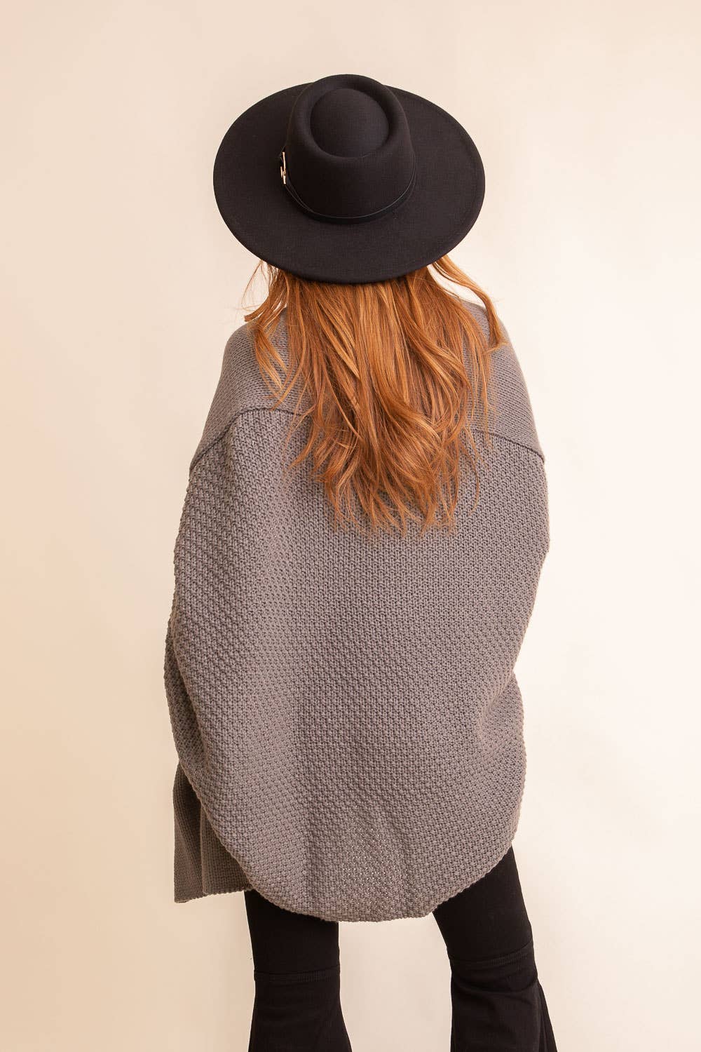 Bat Sleeve Knit Cardigan