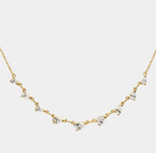 Waterfall 14k Choker Necklace