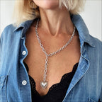 Let Them Heart Adjustable Choker Limited Edition Necklace