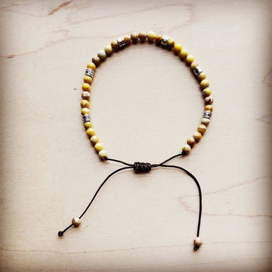 Yellow Imperial Jasper Stack Bracelet