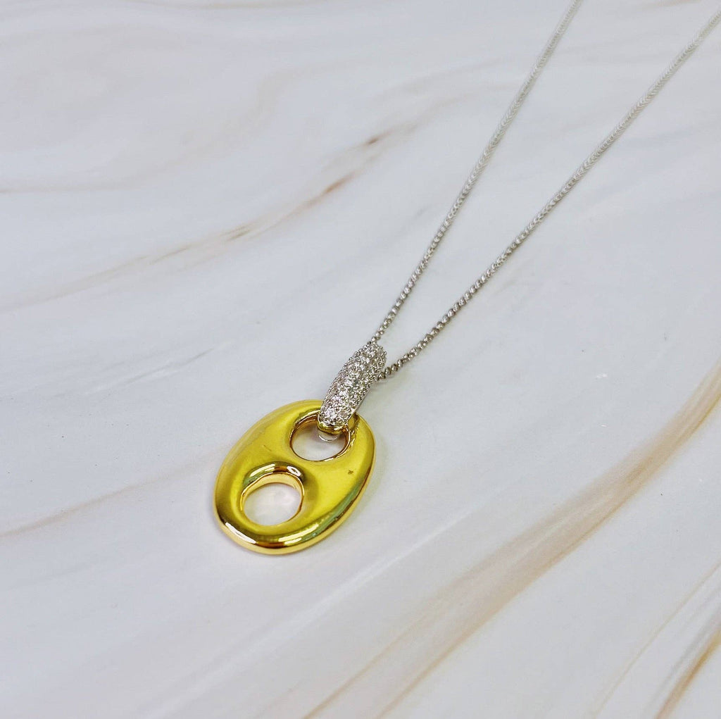 Glam Horse Bit Drop Necklace