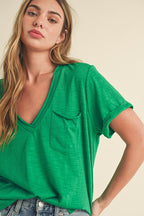 Zoie V-Neck T-shirt