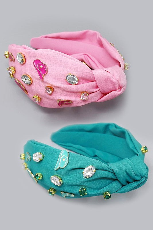 Pink Cowgirl Headband