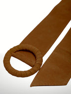 Nivea suede leather belt.: Red