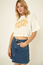 Kiss and Tell Cropped Tee