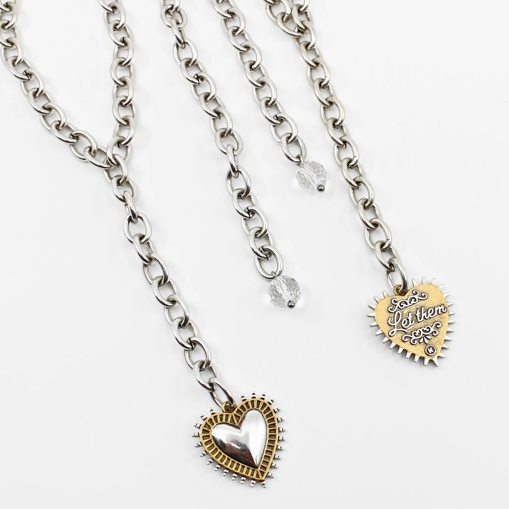 Let Them Heart Adjustable Choker Limited Edition Necklace