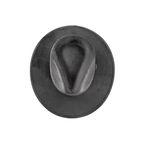 Vegan Suede Rancher Hat: Taupe