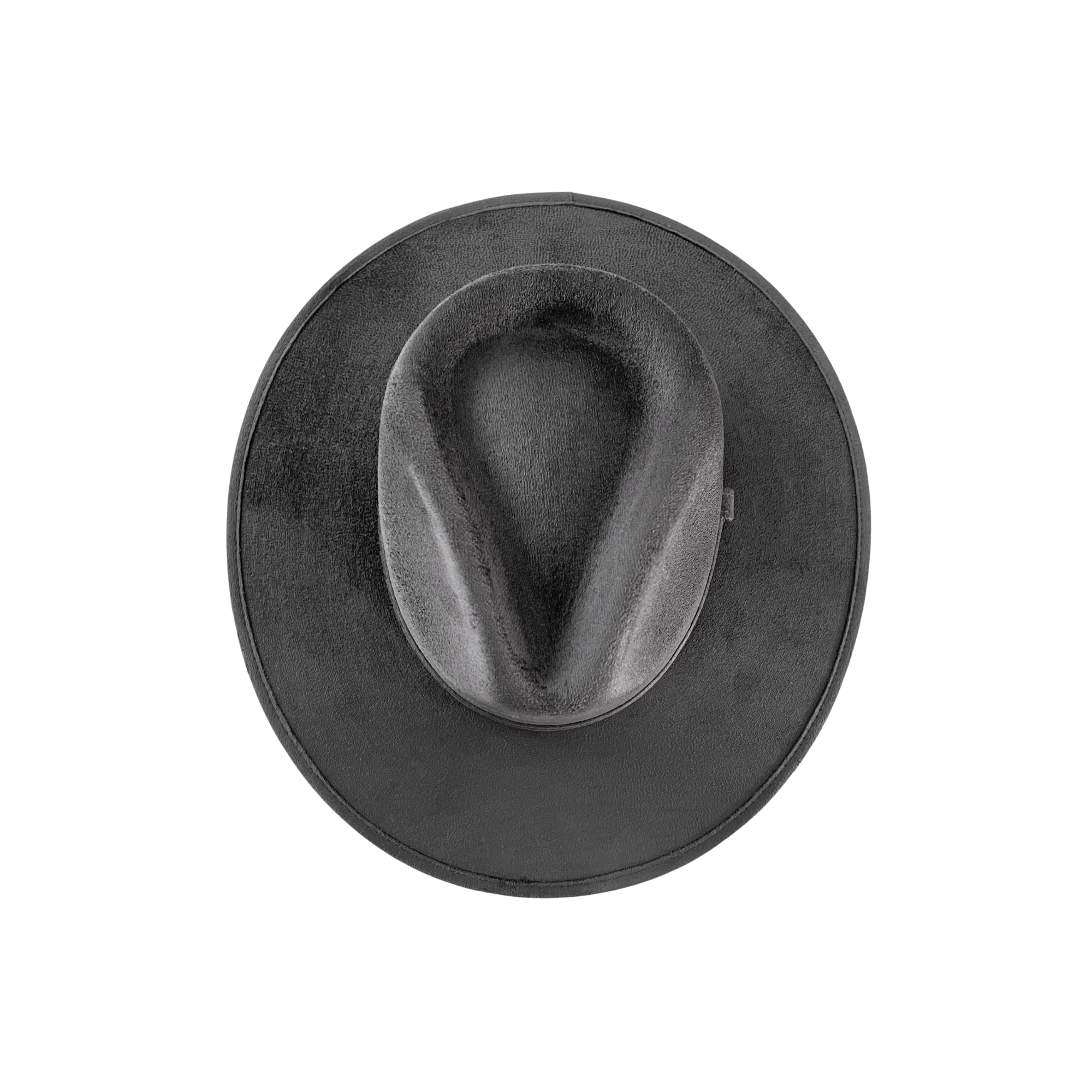 Vegan Suede Rancher Hat: Taupe