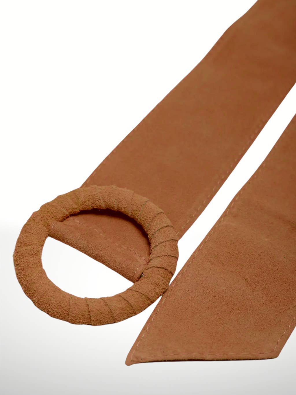 Nivea suede leather belt.: Red