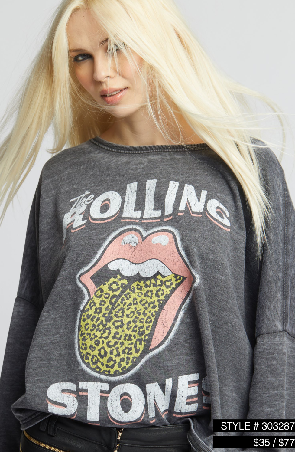 Rolling Stones Oversize Sweatshirt