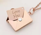 Love Letter Necklace 14k Gold