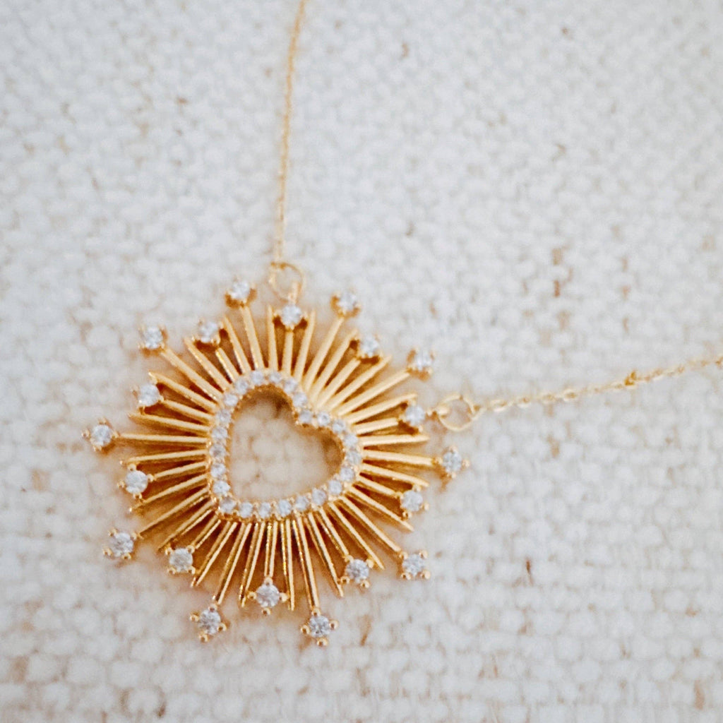 Heart Of Shine Fine Work Necklace