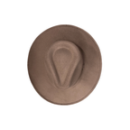 Vegan Suede Rancher Hat: Taupe