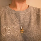 Glam Horse Bit Drop Necklace