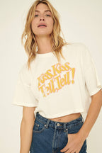 Kiss and Tell Cropped Tee