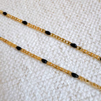 Color Pop Enamel Chain Necklace: Pink