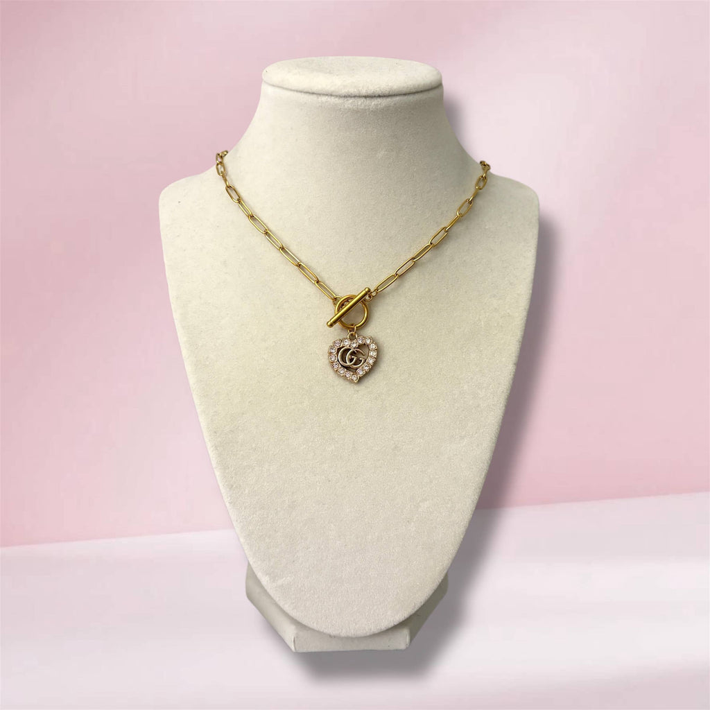Repurposed Vintage GG Necklace 