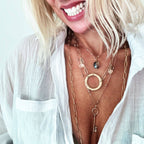 I Am Free Key Dainty Necklace: Silver