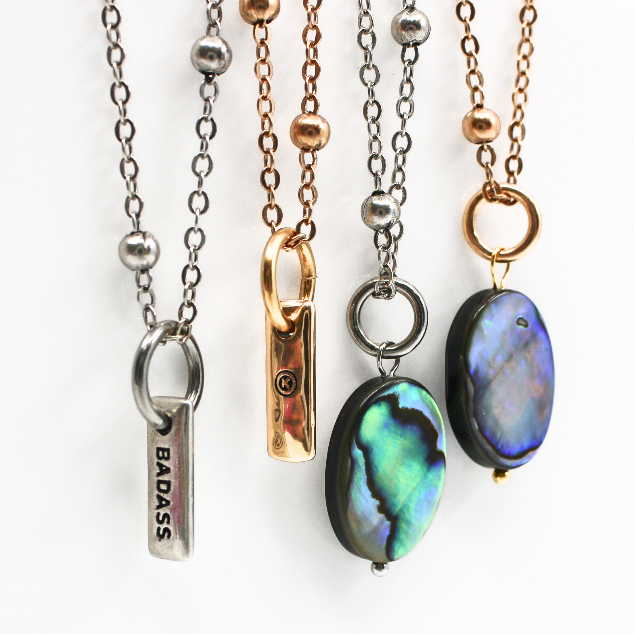 Badass Dainty Necklace: Silver