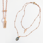 Badass Dainty Necklace: Antique Gold