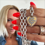 Let Them Heart Adjustable Choker Limited Edition Necklace