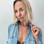 Stay Calm Klink Necklace: Gold