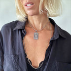 Resilient AF Tag Necklace: Antique Gold