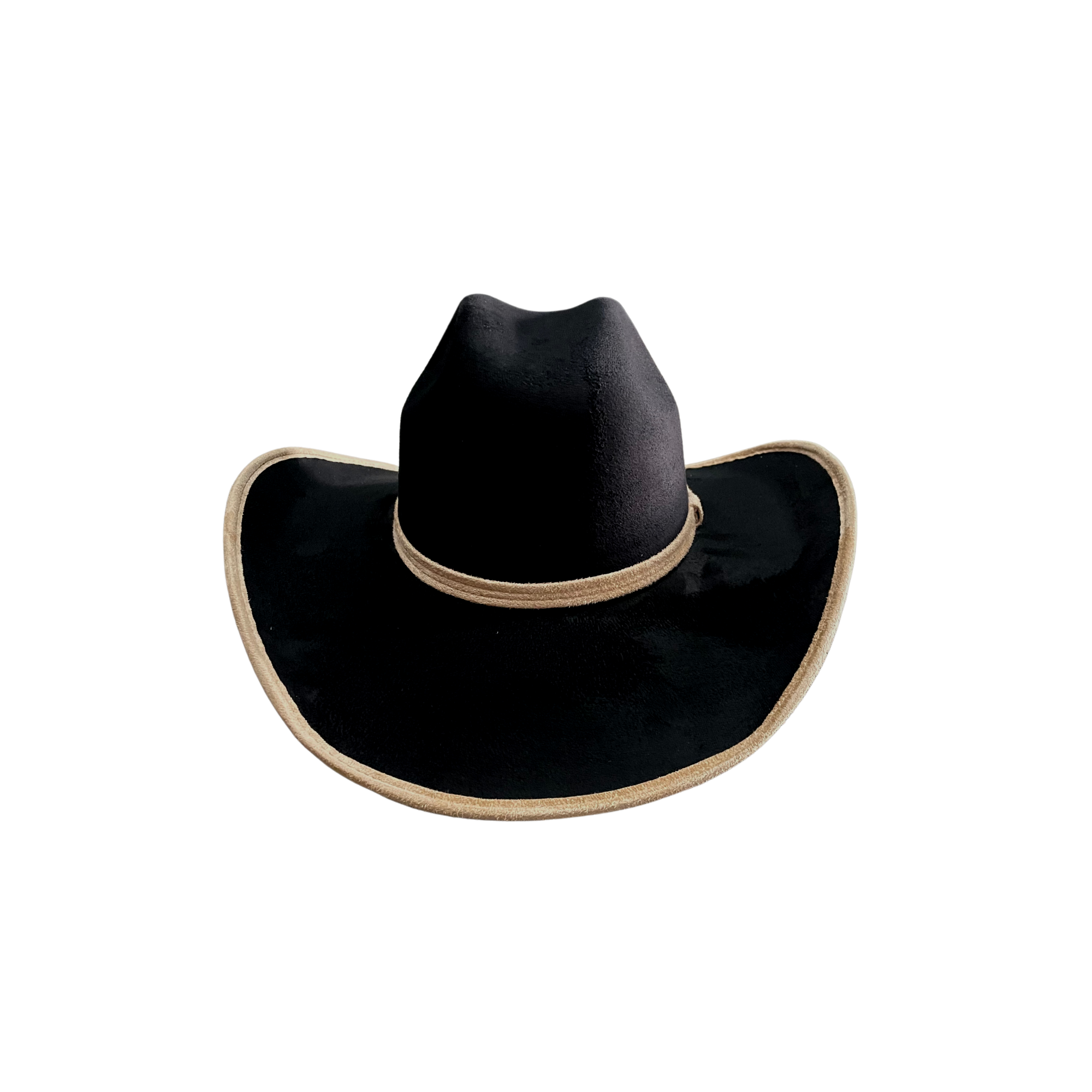 Unisex Vegan Suede Western Cowboy Hat: Peacock Blue / Medium (56-58cm)