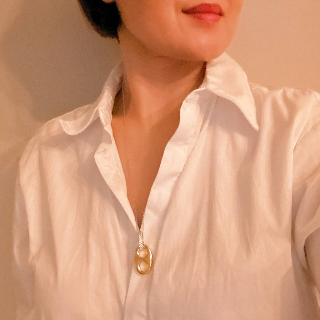 Glam Horse Bit Drop Necklace